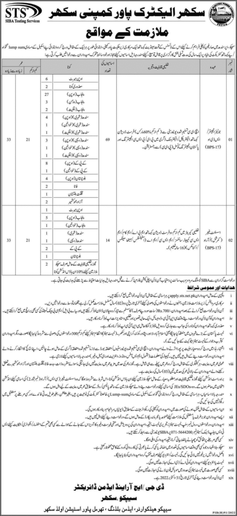 Sukkur Electric Power Company Jobs 