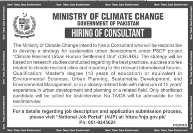 Ministry Of Climate Change Jobs 1 Ministry Of Climate Change Jobs