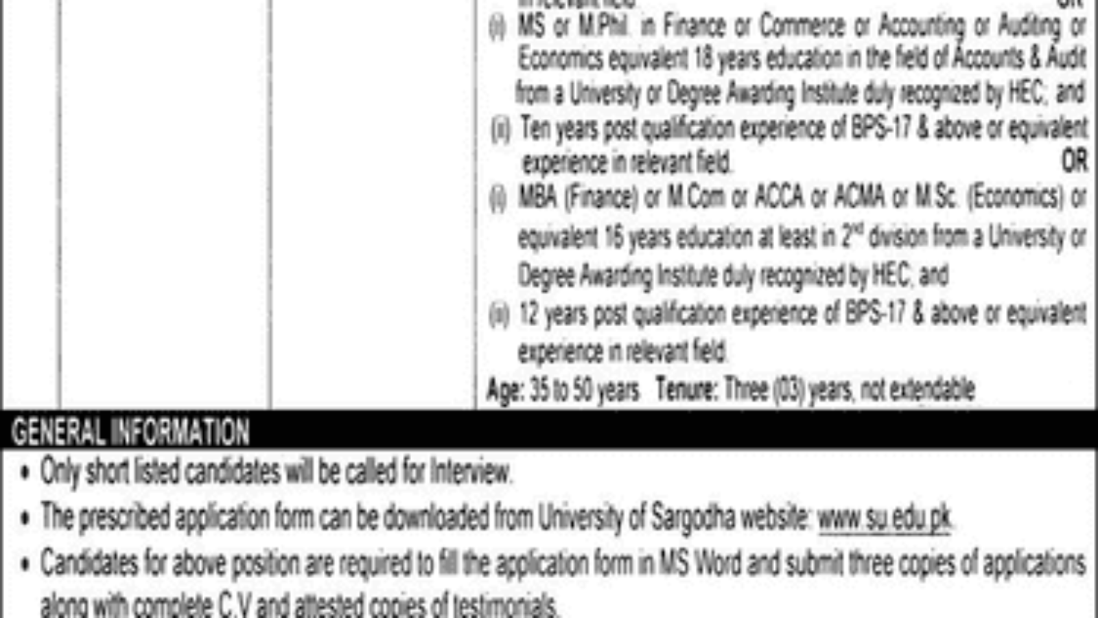 University-Of-Sargodha-Jobs