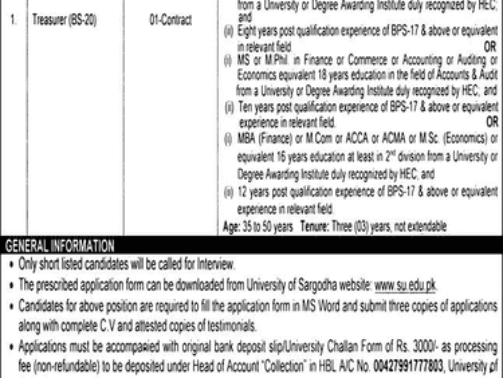 University-Of-Sargodha-Jobs