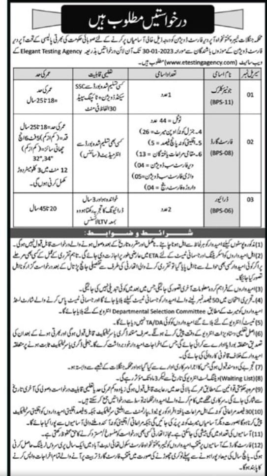 Forest Department KPK Jobs 2023 Online Apply 2 Forest-Department-KPK-Jobs-202