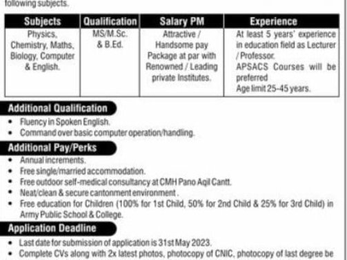 Army-Public-School-And-College-Jinnah-Pano-Jobs