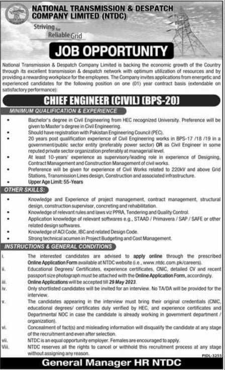 National-Transmission-And-Despatch-Company-Jobs National-Transmission-And-Despatch-Company-Jobs