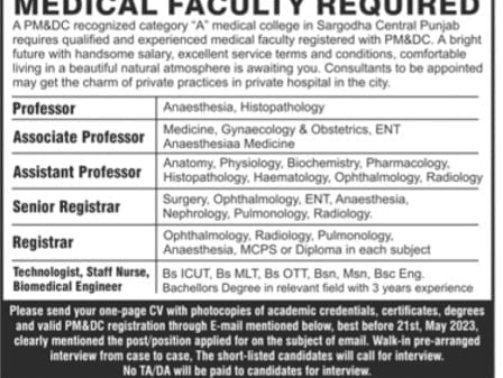 Niazi-Medical-and-Dental-College-Sargodha-Jobs