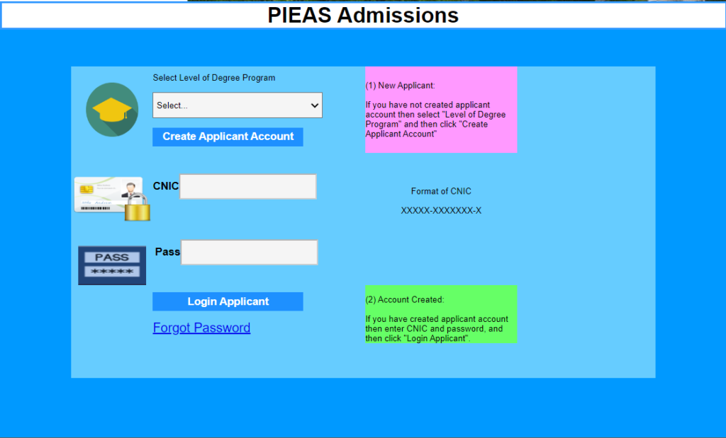 PIEAS-online-apply PIEAS-online-apply