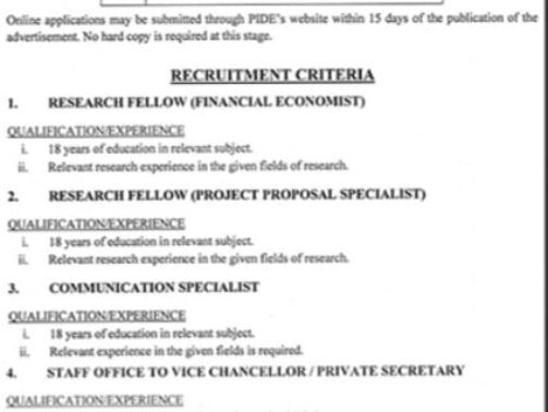 Pakistan-Institute-Of-Development-Economics-Jobs-2023