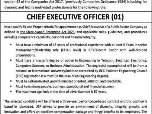 Universal-Service-Fund-Islamabad-Jobs