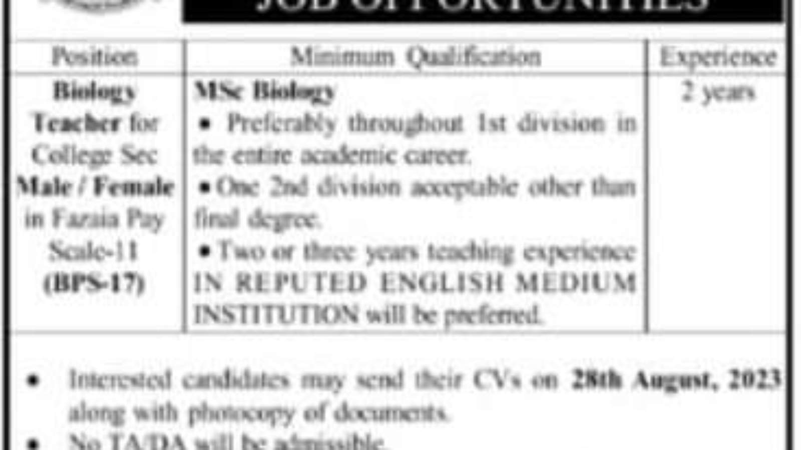 Lecturer-Jobs-At-PAF-College-Peshawar