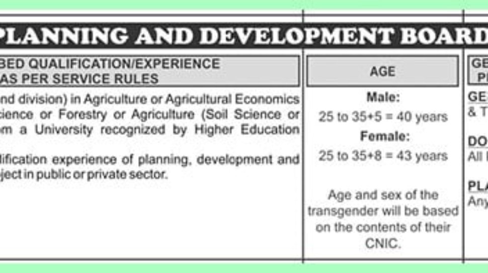 Punjab-planning-and-development-board-jobs-online-apply