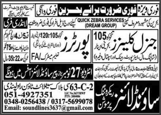 Jobs-In-Bahrain-For-Pakistani