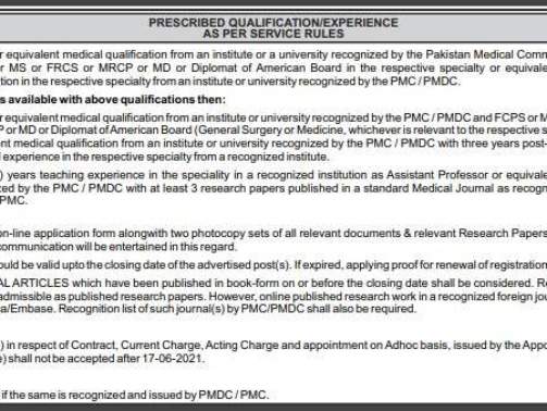 PPSC-Associate-Professor-Medicine-Jobs-Advertisement