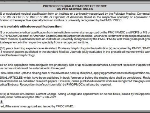 PPSC-Associate-Professor-Nephrology-Jobs-Advertisement