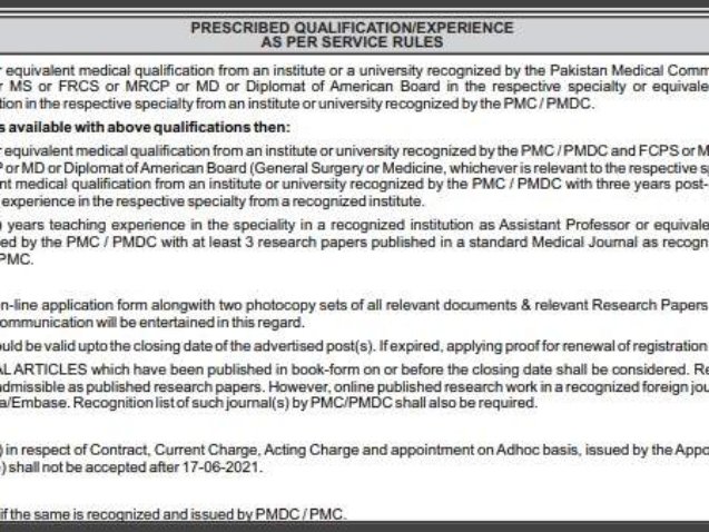 Punjab-Health-Department-Associate-Professor-Jobs-Advertisement