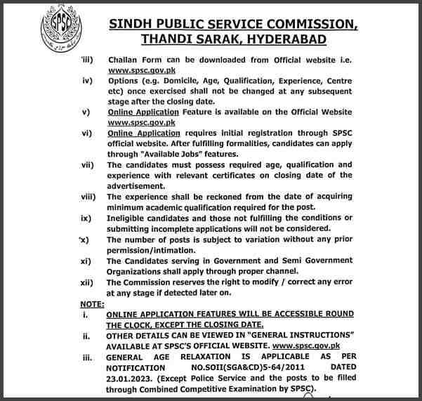 Sindh-Public-Service-Commission-Jobs-Application-Process