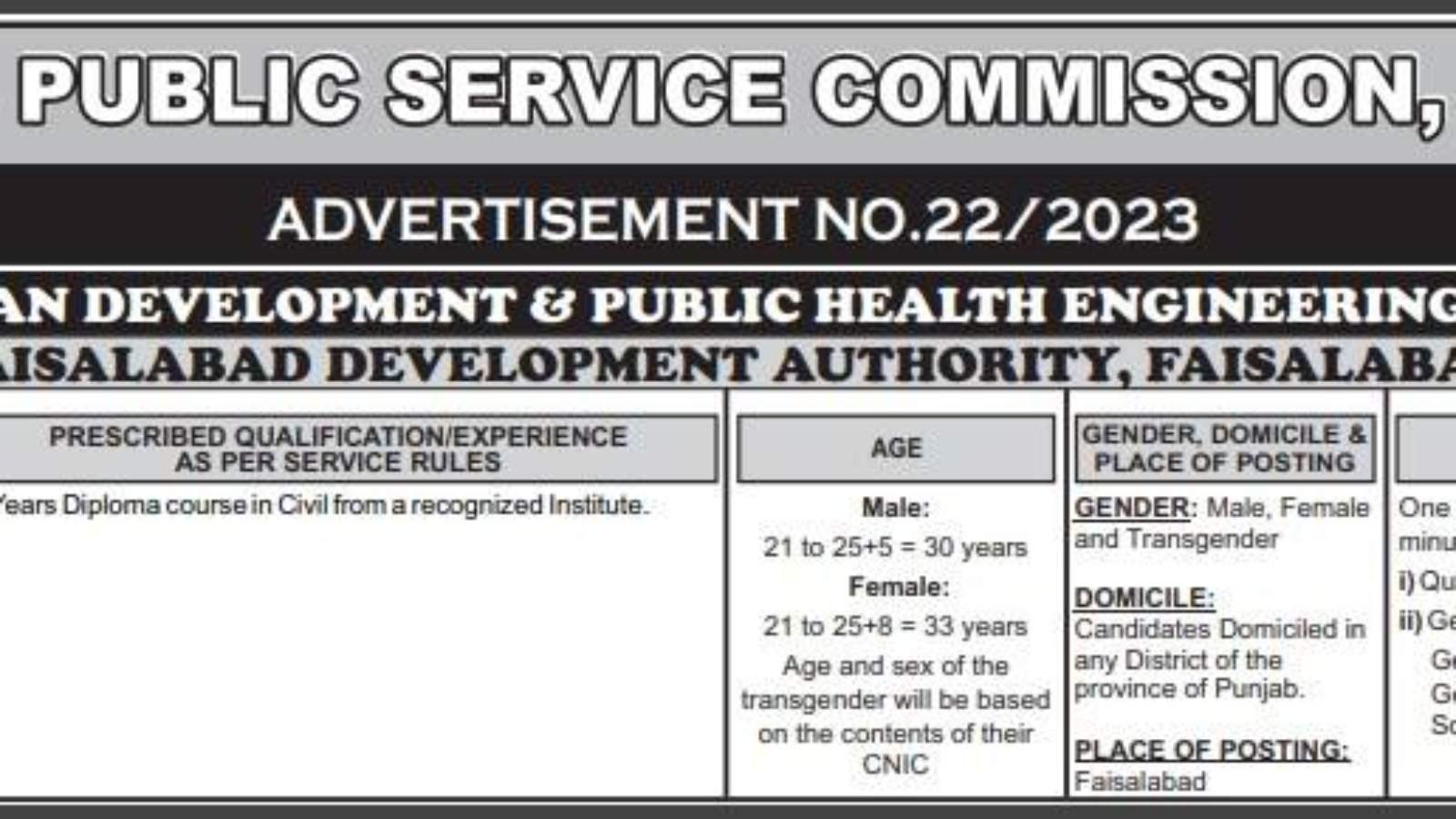 Sub-Engineer-Civil-Jobs-PPSC-Advertisement