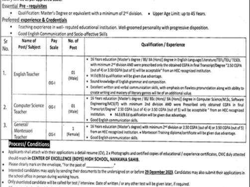 Govt-Teaching-Jobs-Punjab-(Danish-School-Jobs)