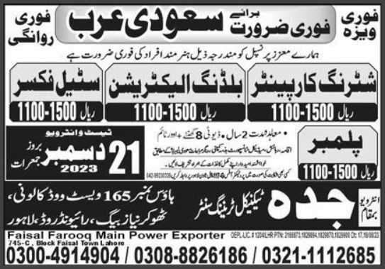 Jobs-In-Saudi-Arabia-For-Pakistan