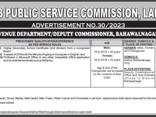 PPSC-Jobs-Today-(Junior-Clerk)