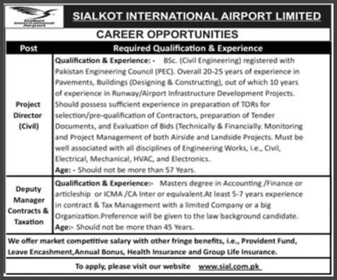 Pakistan-Airport-Jobs-[Sialkot-International-Airport]