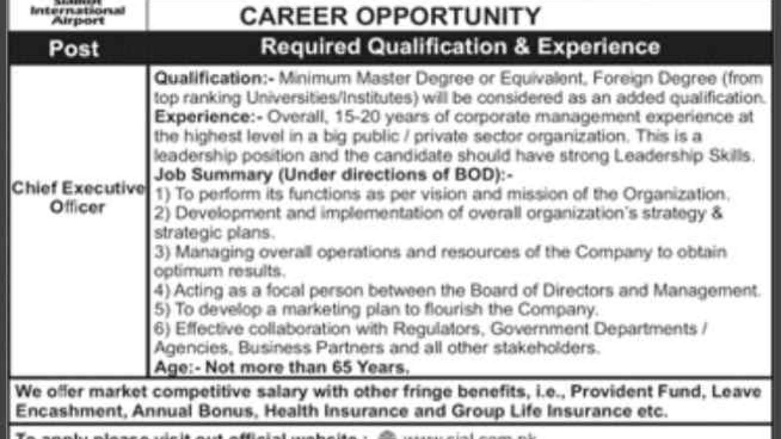 Sialkot-International-Airport-Jobs-Advertisement