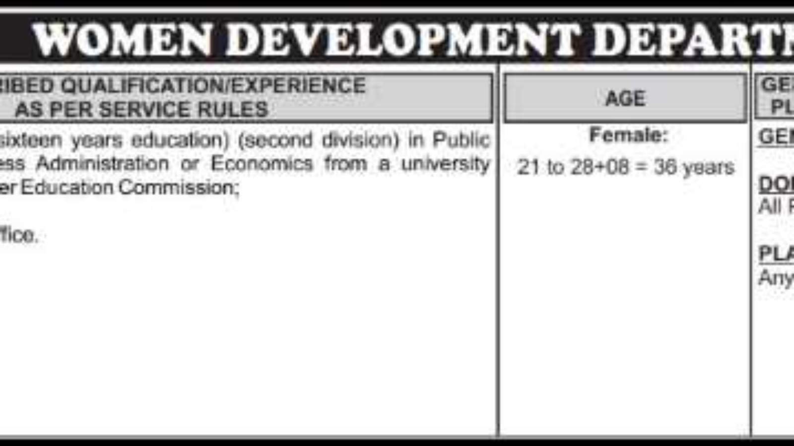 Women-Development-Department-Manager-Jobs