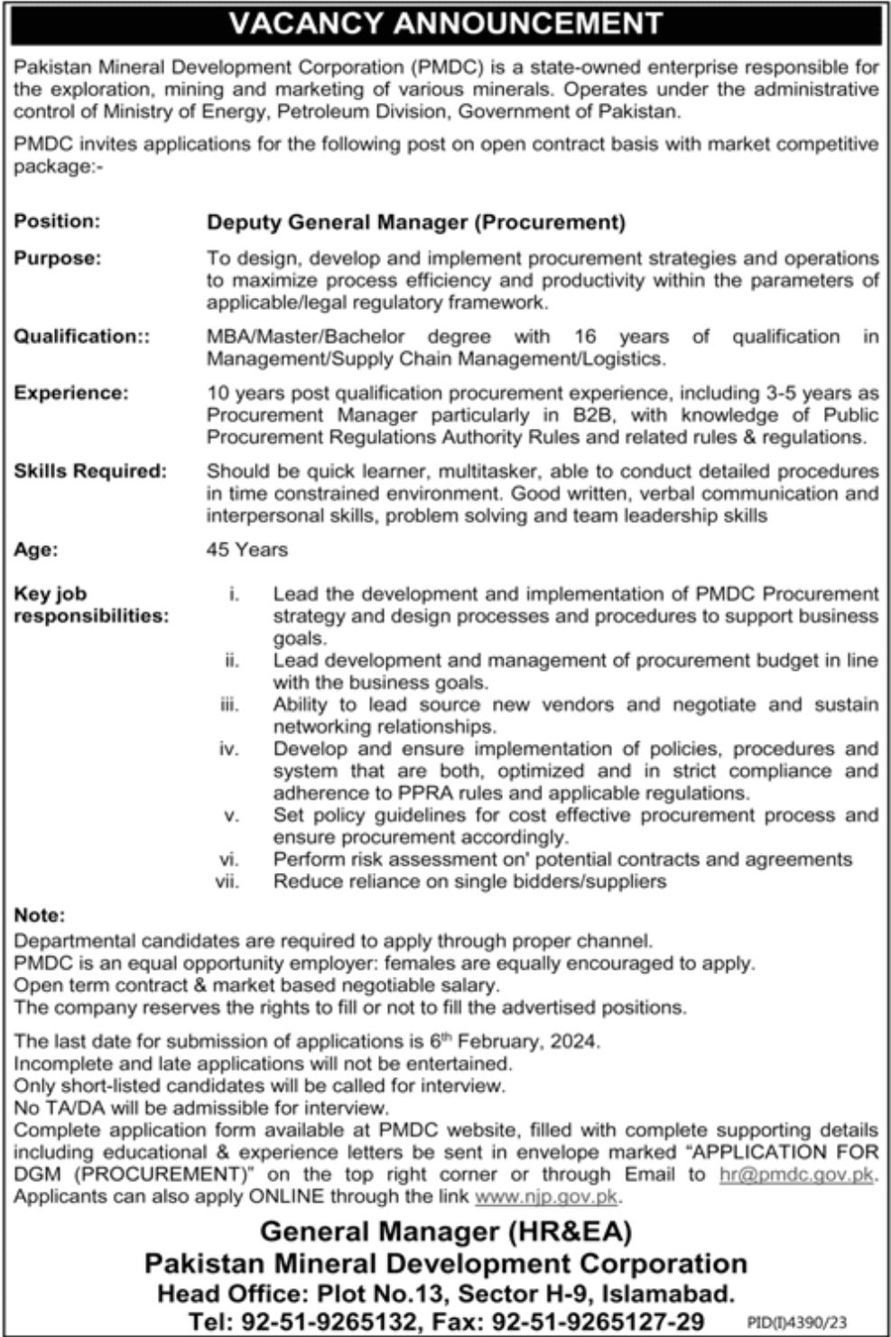 Jobs-Today-In-Pakistan-[Pakistan-Mineral-Development-Corporation]