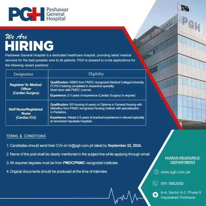 Peshawar-General-Hospital-Jobs-(PGH)-Advertisement