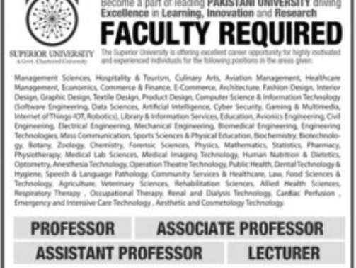 Jobs-At-Superior-University-Superior-University-Jobs-Online-Apply