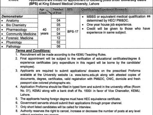 King-Edward-Medical-University-Jobs-Today-KEMU-Jobs