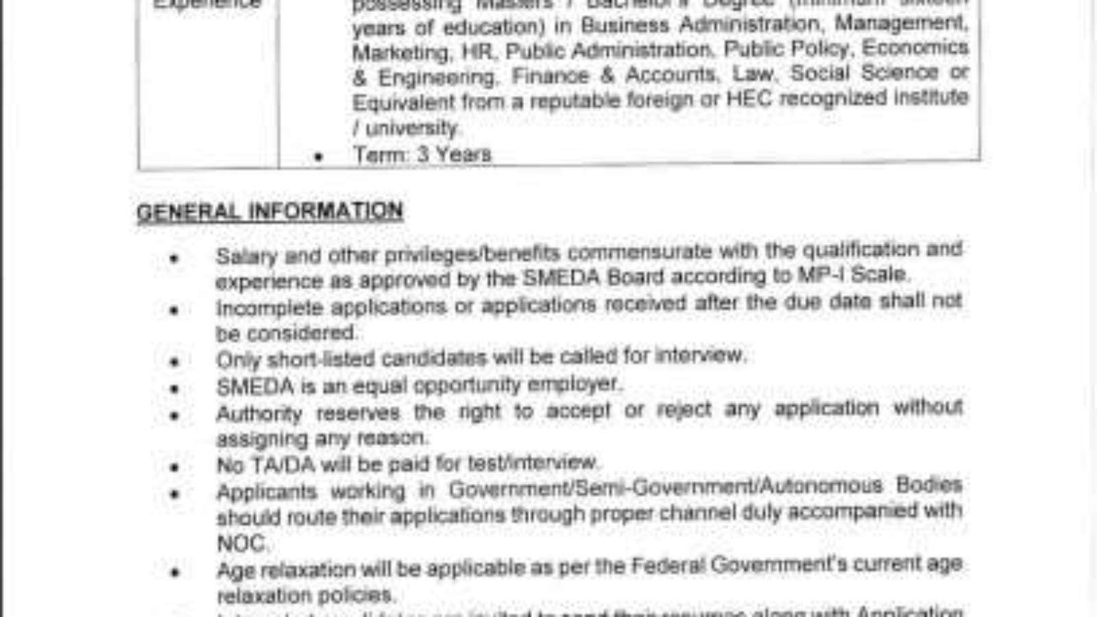 Ministry-Of-Industries-&-Production-Jobs-Advertisement