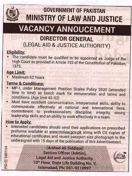 Ministry-Of-Law-And-Justice-(MOLAW)-Jobs-MOLAW-Jobs-Online-Apply