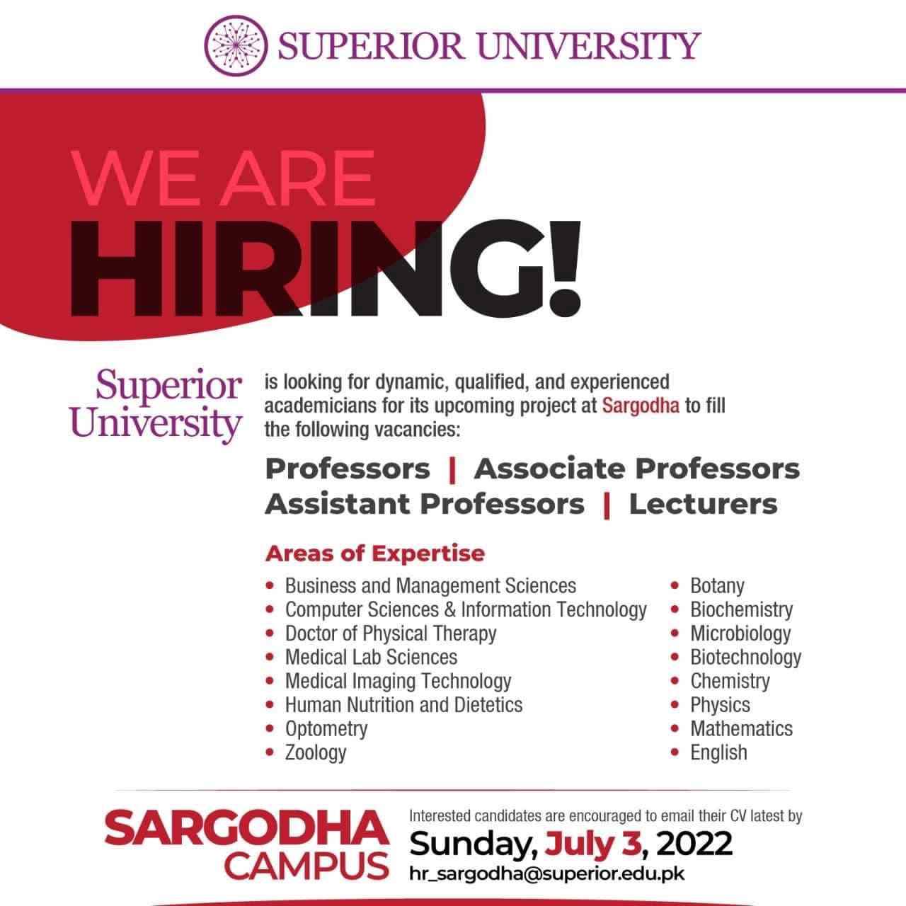 Superior-University-Jobs-Superior-University-Jobs-Advertisement