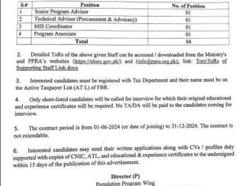 Today-Jobs-At-Ministry-Of-National-Health-Services