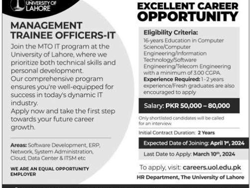 University-Of-Lahore-(UOL)-Jobs-UOL-Jobs-Online-Apply