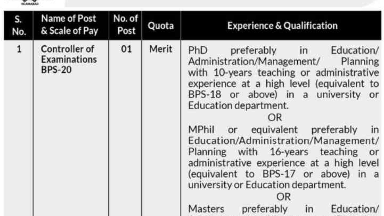 Controller-Of-Examination-Jobs