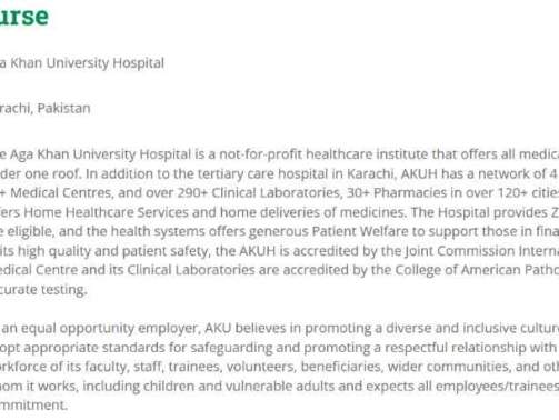 Nursing-Jobs-At-Aga-Khan-University-Hospital