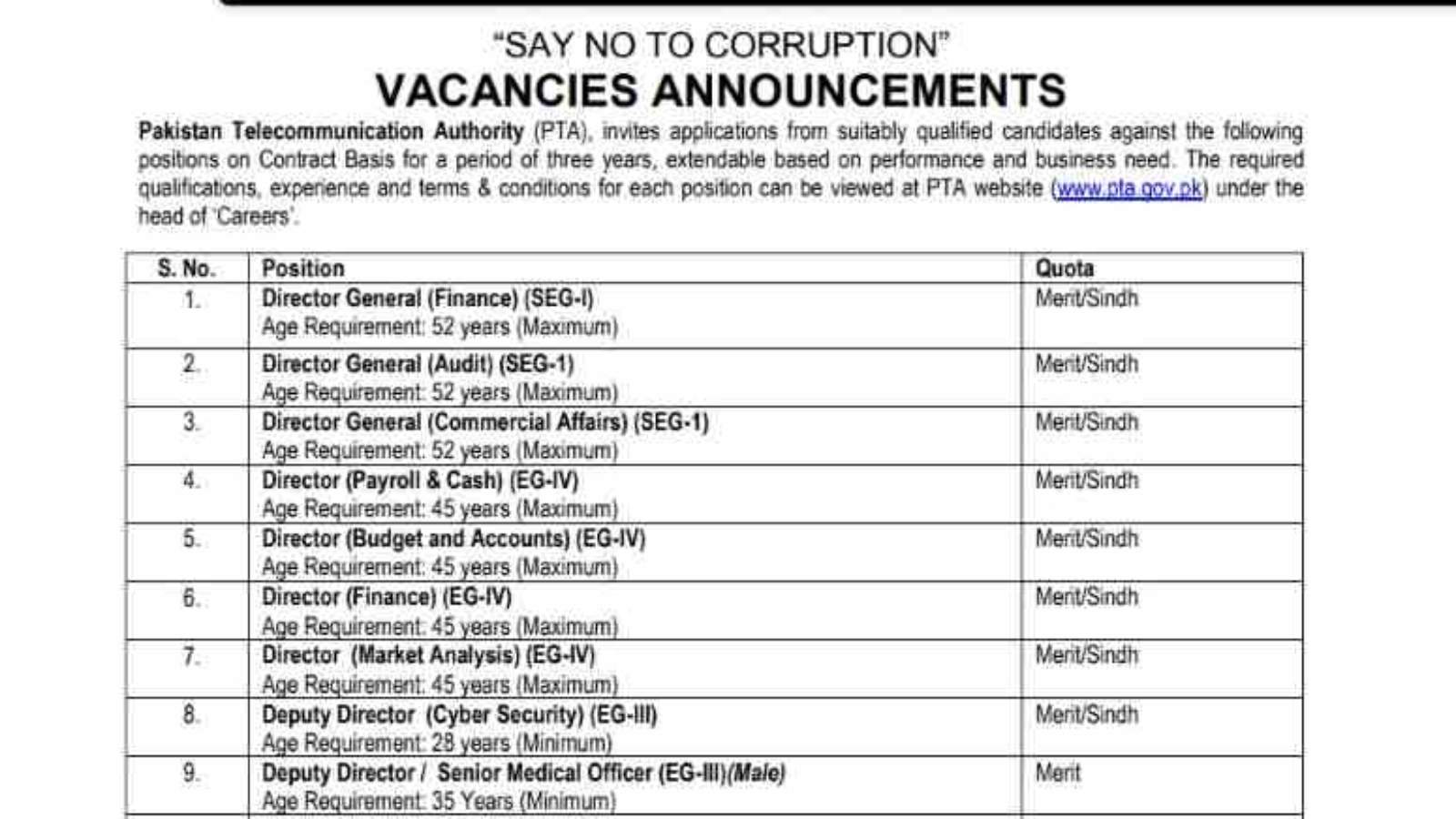 Director-General-Finance-Jobs-At-PTA